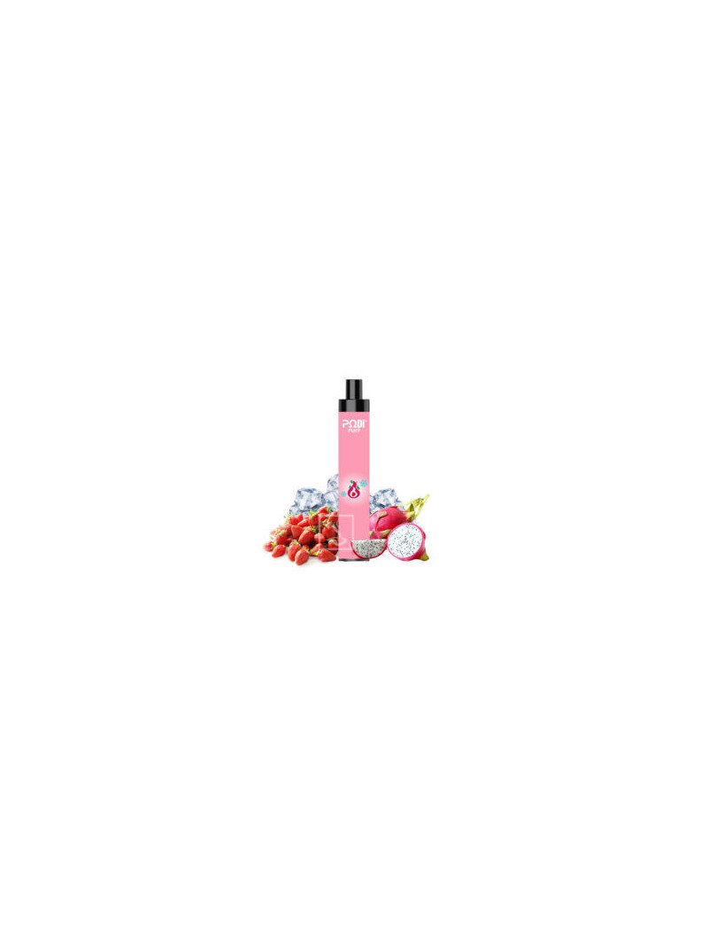 Podipuff - Fraise Dragon Givrés (Cartouche de 10 pièces)