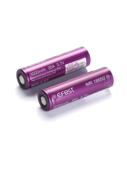 Accu Efest Purple 18650 - 3000mAh [2 Pcs]