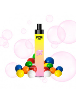 Podipuff - Bubble Gum (Cartouche de 10 pièces) Taux en nicotine - 0%