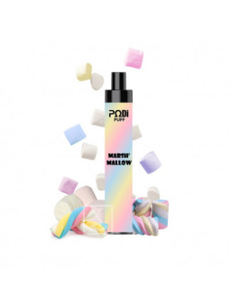 Podipuff - marsh-mallow (Cartouche de 10 pièces) Taux en nicotine - 0%